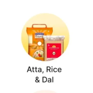 Atta , Rice & Dal