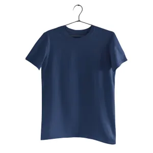 Denkooz Premium Quality Solid Colour Unisex Regular T-shirt 