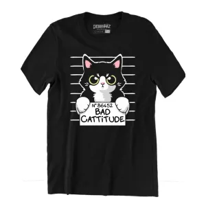 Bad Cattitude Unisex Regular T-shirt 