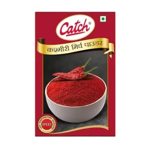 Catch Kashmiri Red Chilli Powder/ Kashmiri Mirch Powder (100 gm.)/ कश्मीरी मिर्च पाउडर 