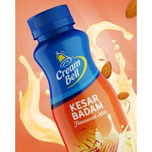 Cream Bell Keshar Badam Milk Shake (180 ml.)/ केशर बादाम मिल्क
