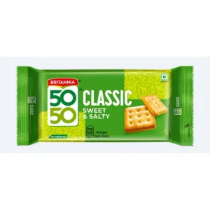 Britannnia 50-50 Sweet & Salty Biscuit(188 gm.)/ ब्रिटानिया 50-50  स्वीट & साल्टी 