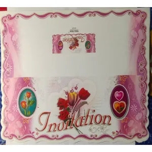 2 Fold invitation card