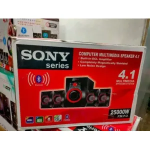 4.1 Home Theater System USB & FM Multimedia Speaker System with Bluetooth__(Black)