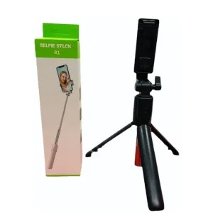 R1 Selfie Stick With Wireless Bluetooth Remote, Selfie Stick With Bluetooth, R1S Bluetooth
