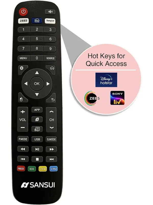SANSUI 32 INCH SMART + ANDROID TV