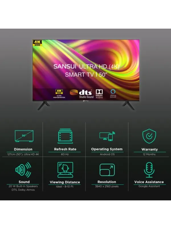 SANSUI 50INCH GOOGLE TV