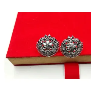 Antique peacock  earings 