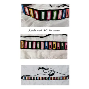 Kutchi work belt for women 