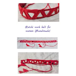 Kutchi work belt for women 