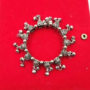 Antique Handmade Jhumka Link Cuff Bracelet