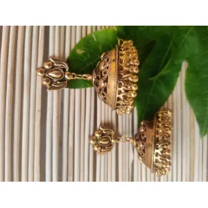 Big lotus jhumka