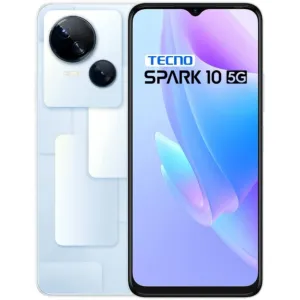 Tecno Spark 10 5G (Meta White, 64 GB)
