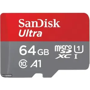SanDisk Ultra 64 GB MicroSDXC Class 10 130 MB/s Memory Card
