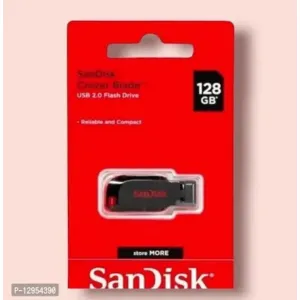 SanDisk SDCZ50-128G-I35 USB2.0 128 GB Pen Drive (Red and Black)