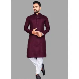 Festive Wear Daily Wear Cotton Blend Kurta Set