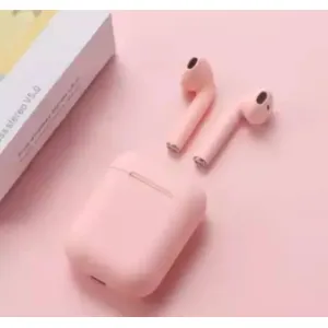 I12 Pink Colored Inpods Super Quality Airpods Max For Android And IOS (Pink Color)
