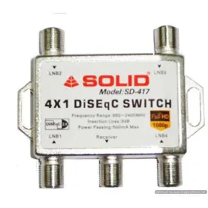 Solid 4x1 DISEqc Switch