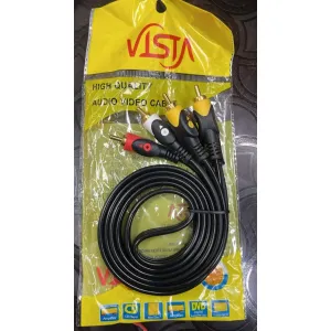3 RCA Cable For Set Top Boxes