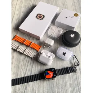 Apple Watch Series 8 Ultra 49mm + Ocean Belt 1 only

(With apple logo + back side Scrow)

