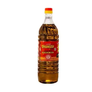 Dhanush Mustard Oil Kacchi Ghani Mustard_Oil Grade-1 (1 L)