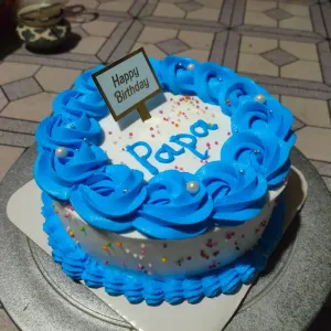 Blue Flower Cake