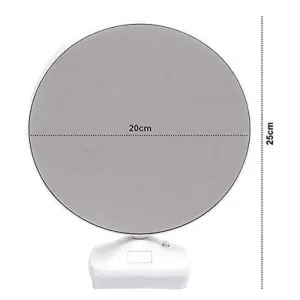 0860 Plastic 2 in 1 Mirror Cum Photo Frame With LED Light