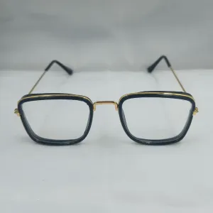 Metallic Frame UV Protected Transparent Sunglasses