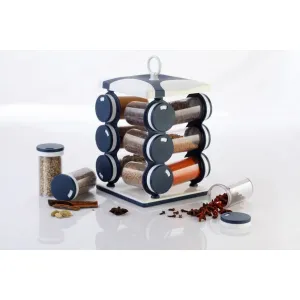 FOOD GRADE PLASTIC 12PCS SPICE JAR 