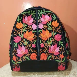 Backpack For Collage Velvet Ari Work Embroidery