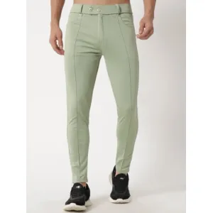 Regular Fit Men Beige Trousers