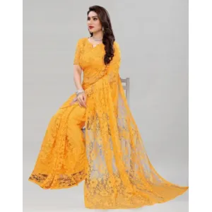 Lucknow Chikankari Net Saree