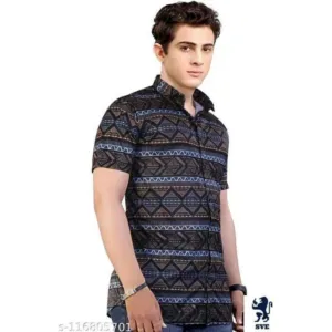 Men Printed Casual Multicolor Shirt