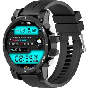 Vibez by Lifelong Haile Smartwatch For Men with HD Display|24x7 Heart Rate & Blood Oxygen 
