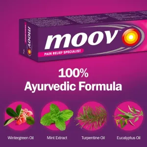 Moov Fast Pain Relief Cream - 50g | Suitable for Back Pain, Muscle Pain, Joint Pain, Knee