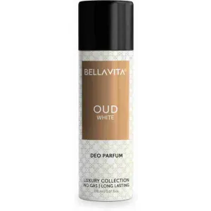 Bellavita OUD WHITE Deo Parfum|Long lasting deodorant with Citrus, Woody & Tobacco Notes|