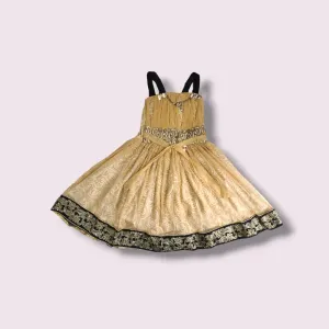 Girls party dress with inner & leggings
