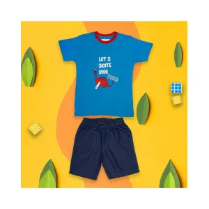 Stylish boys T-shirt paint (blue)