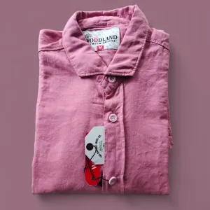 Woodland cotton shirt pink 