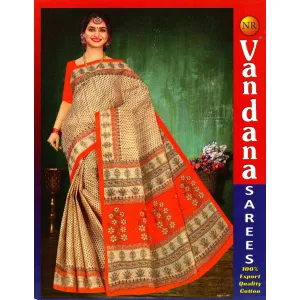 Vandana saheli cotton printed sarees 