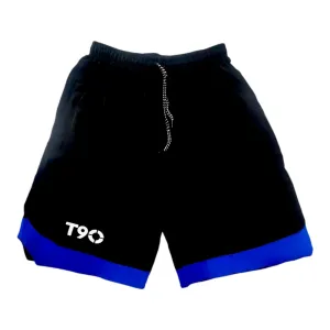 Solid Men black Regular Short