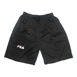 Solid Men Black sports shorts