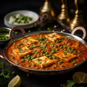 Matar paneer: 