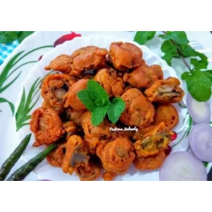 Mushroom pakoda (6 pcs): 