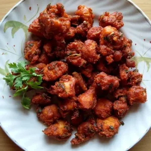 Chicken pakoda (8 pcs): 