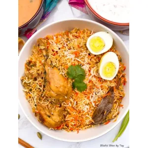 Chicken Dum Biryani Half