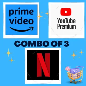 Combo #2 (Netflix + YouTube PREMIUM + PRIME) 