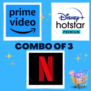 Combo #1 (Prime + Hotstar + Netflix) 