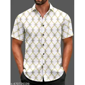 Men's printed summer wear shirt