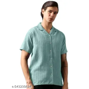 Men's sugarcane texture shirt 